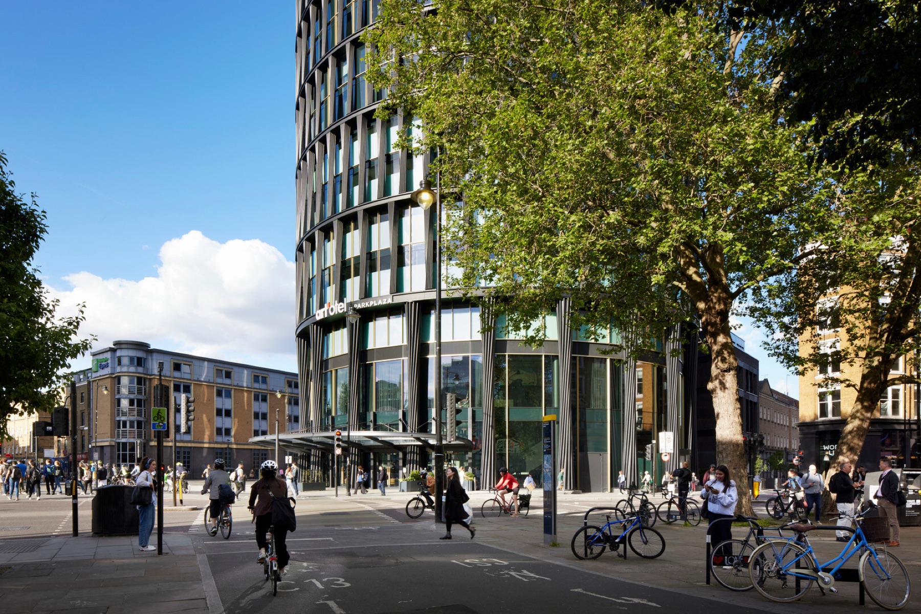 art'otel Hoxton — 26-storey cylindrical tower, Shoreditch