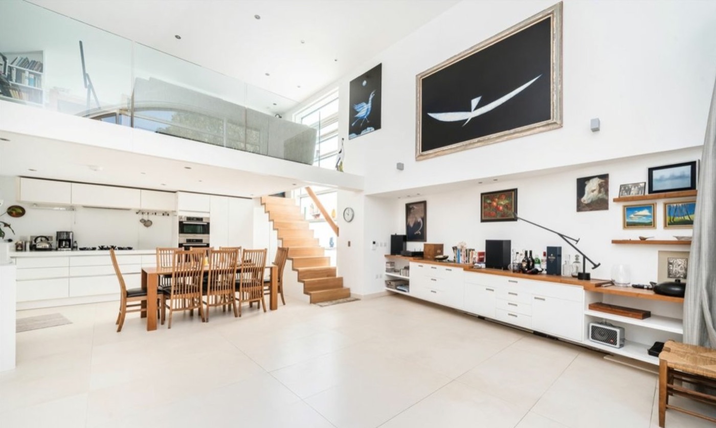 Cobble Mews — open-plan living and kitchen